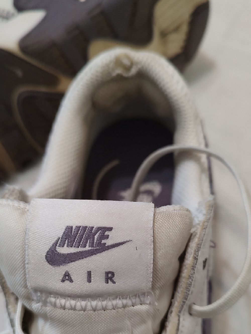 Nike Air Max White and Purple Air Max Sneakers - Picture 8 of 8